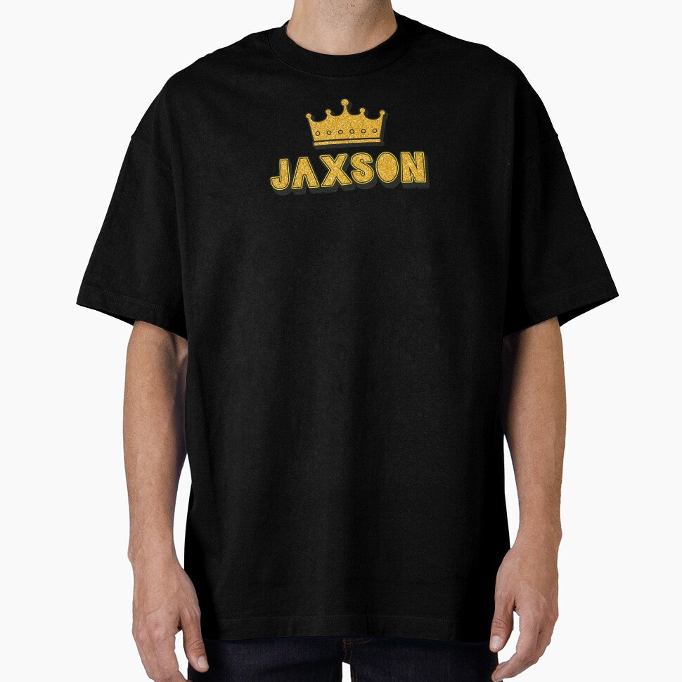 Jaxson Personalized Name With Crown - Cool & Funny Custom Gift for Men and Boys by Oussinc