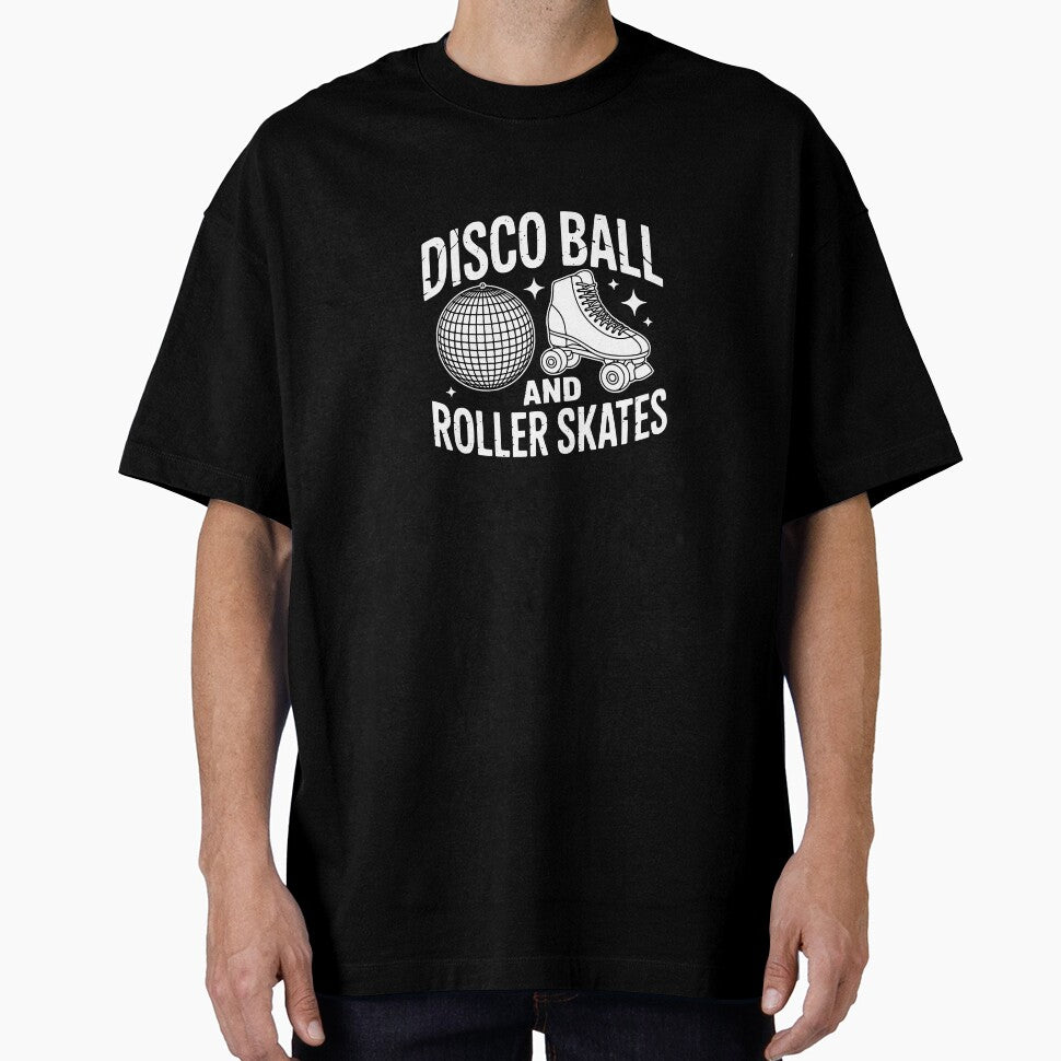 Disco Ball And Roller Skates by theartfulaspie