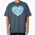 My teacher is the best - Vintage blue heart by SuncatcherPhoto