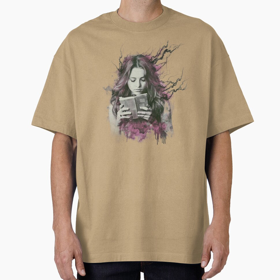 Girl with a book by MacMerch121