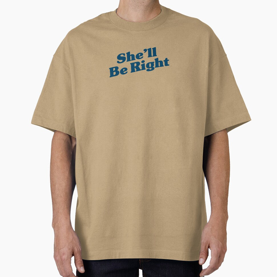 She'll Be Right Navy by Tee-Lee
