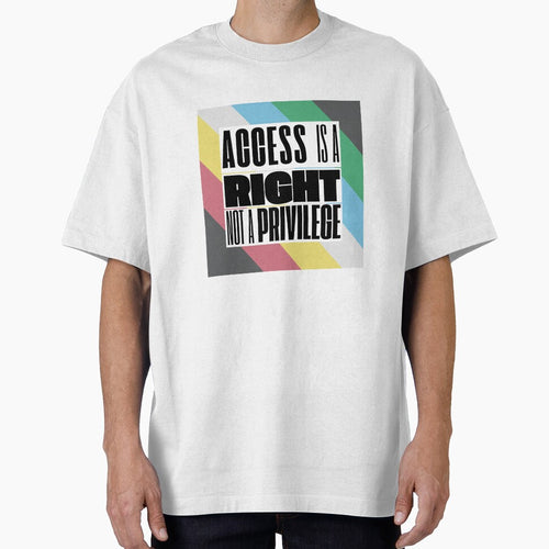 Access is a Right Not a Privilege | Disability Pride Flag Design by spooniecentral
