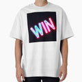 WIN Calligraphy Design | Motivational Typography T-Shirt | Success Gift by RAMHEARTS