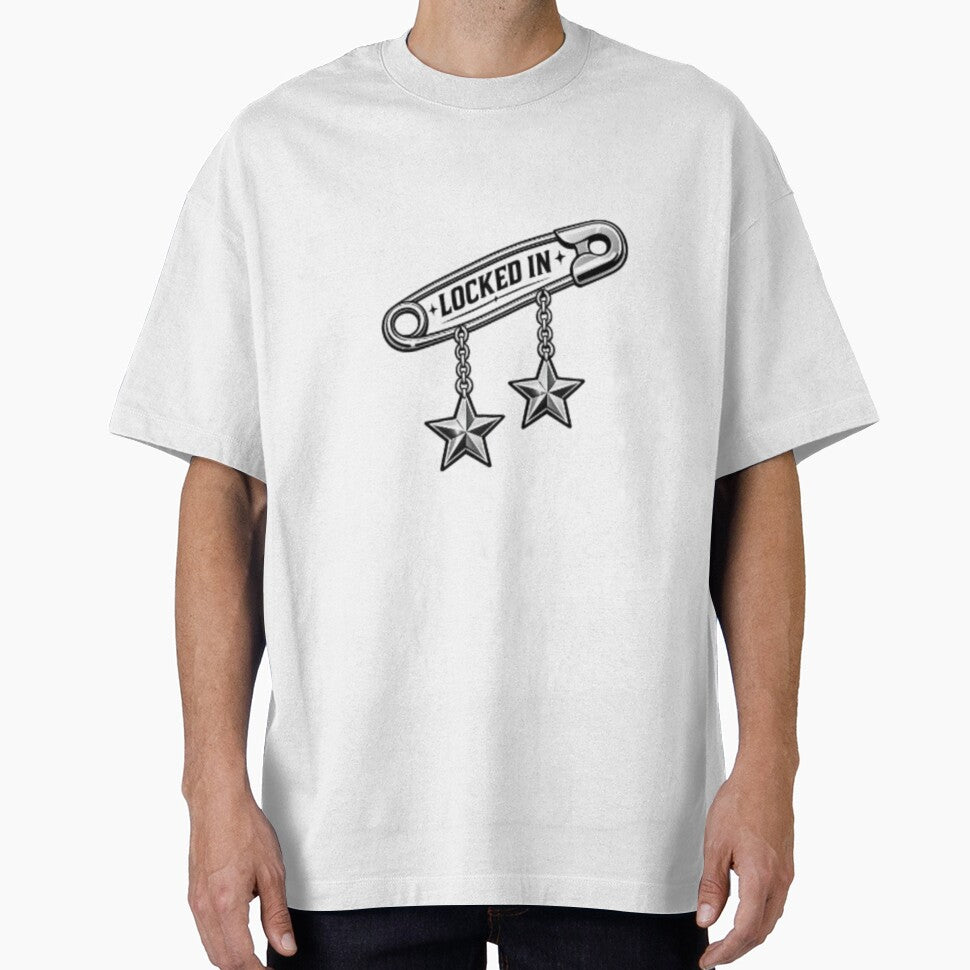 Locked In Safety Pin Streetwear T-Shirt Design by Saeed  Ahmad