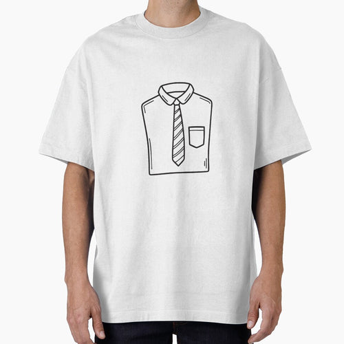 A tie and shirt lied on top a bed by rasagamastore