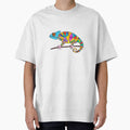 Geometric Chameleon by RebelPaintBrush