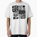 Botanical Blocks – Modern Nature in Black & White by Angry Swan Designs