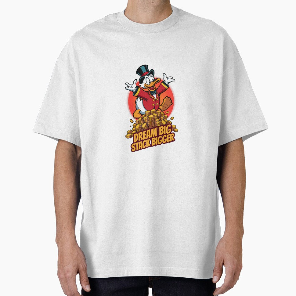 Dream Big Stack Bigger Rich Duck Success Motivation Funny Wealthy Duck Design by Kayousy