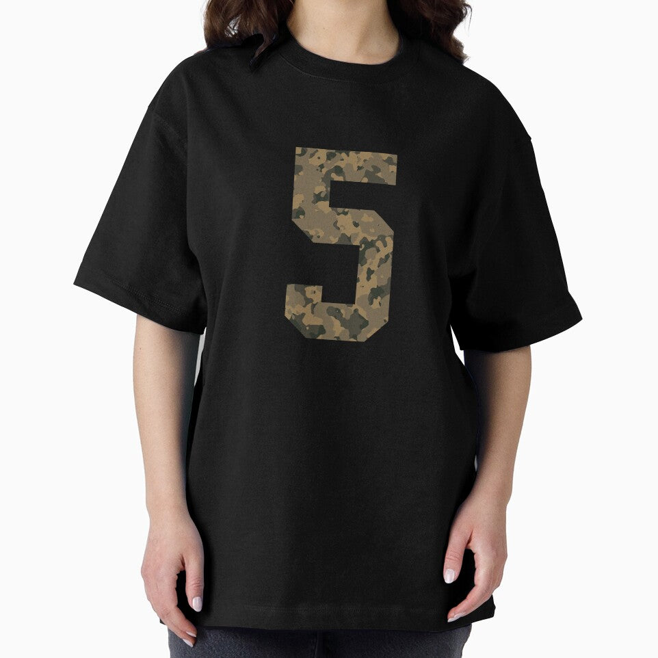 Army Camouflage Number 5 - Sports Numbers by NECHSTORE