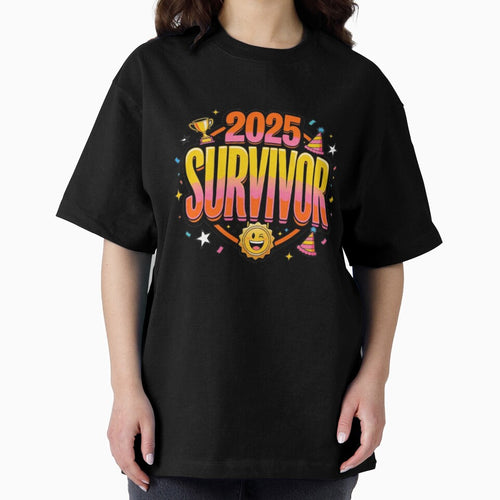 2025 Survivor Funny Typography Badge Design by optimusprime39