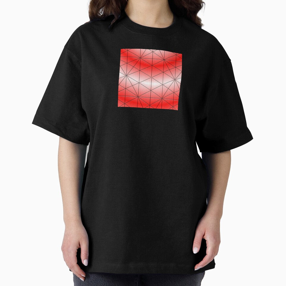 Simple Attractive Red And White Gradient Pattern by Zareen Sayyed