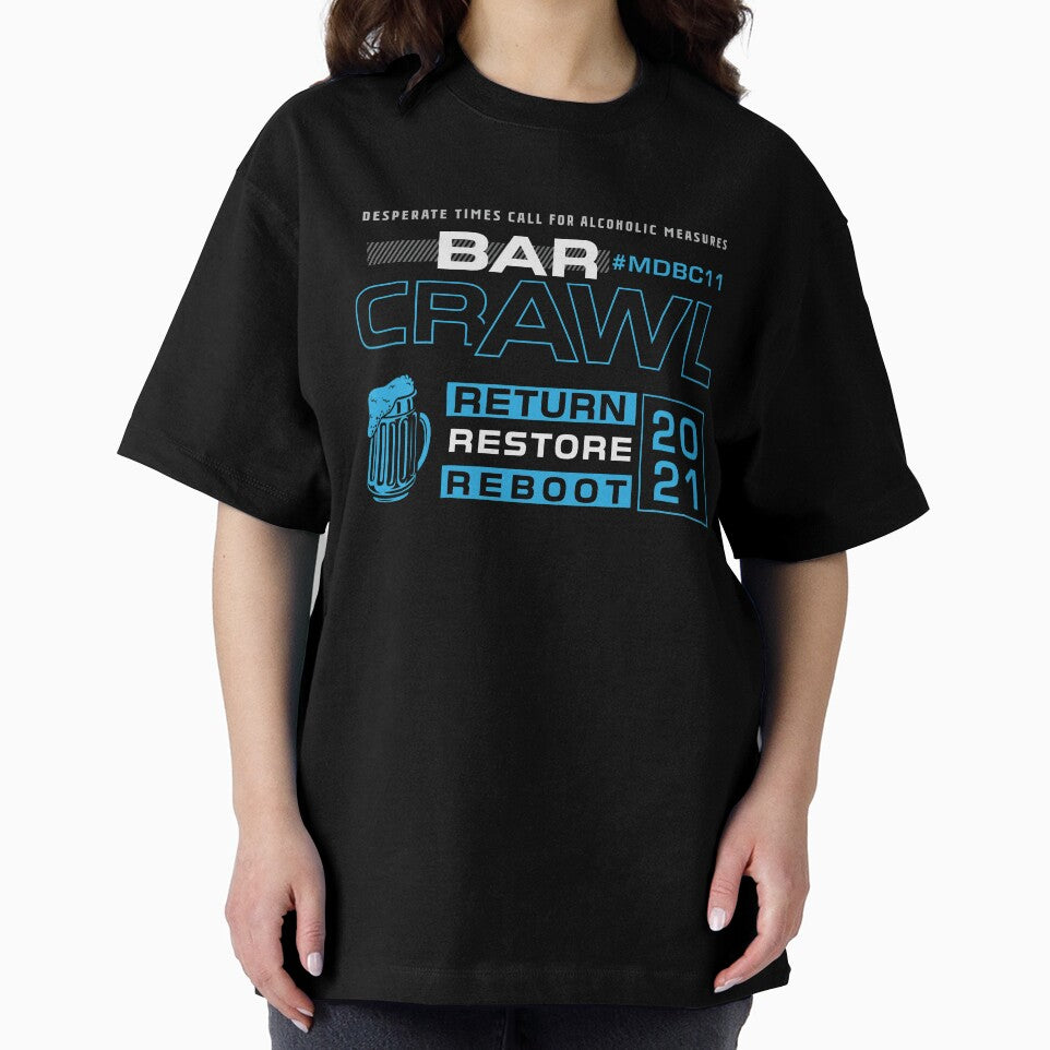 BAR CRAWL Graphic Tee 2021 by CVDESGNZ