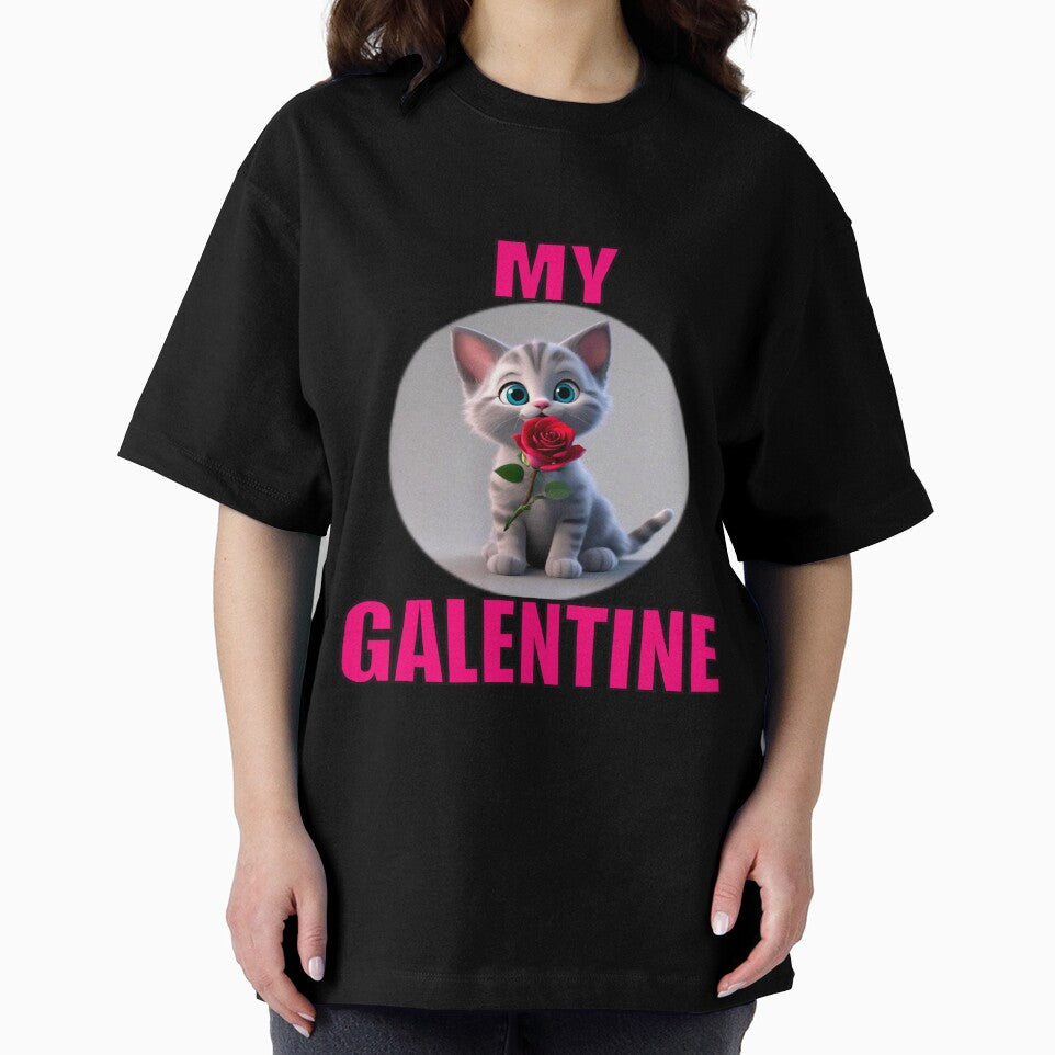 Really Super Cute kitten on Galentines day and Galentines party, gift idea for Galentines day by sailorsam1805