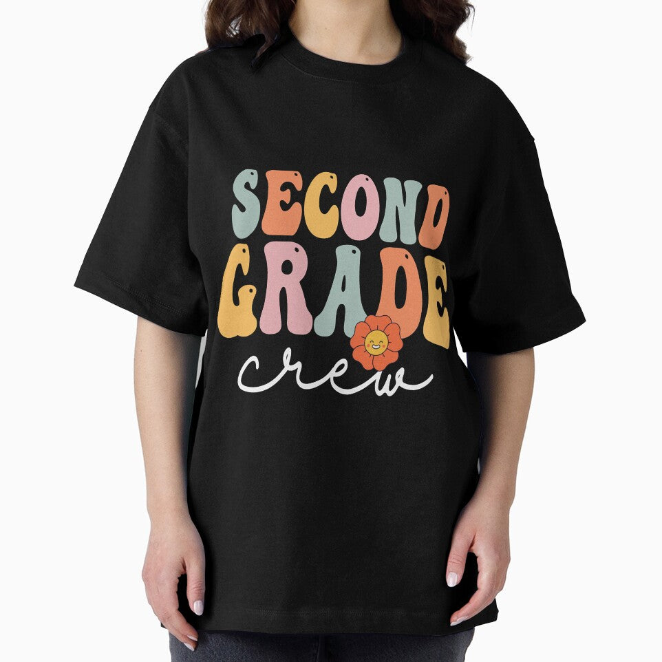 Second Grade Crew Retro Groovy Vintage First Day Of School by colesabrina88