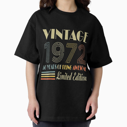50 Year Old Gifts Vintage 1972 by EddyAbramm