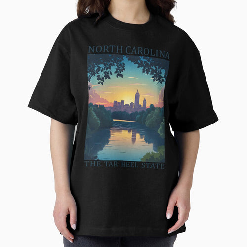 33 North Carolina Travel Poster by Lucy Goosy Art