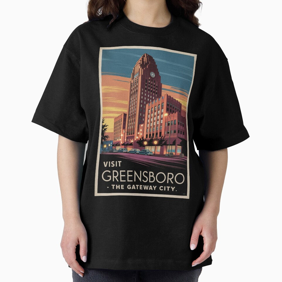 Greensboro Vintage Travel Poster by TravelerRat