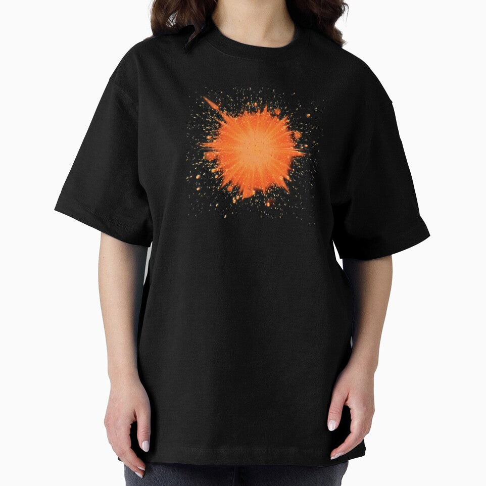 Red And Orange Gradient Pattern Design by Zareen Sayyed