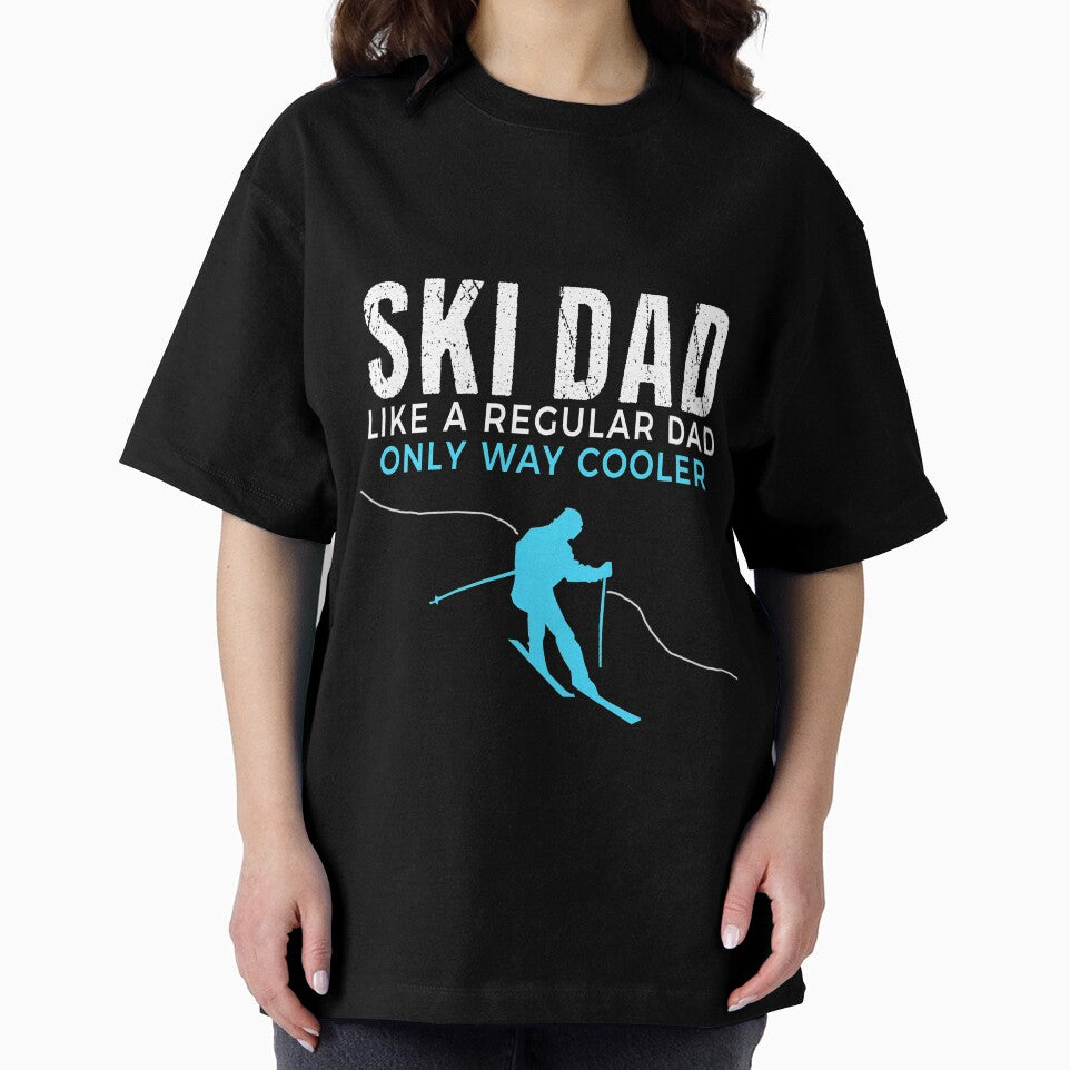 Funny Ski Dad Shirt - Skier Tshirt Gift for Men by HammonArt