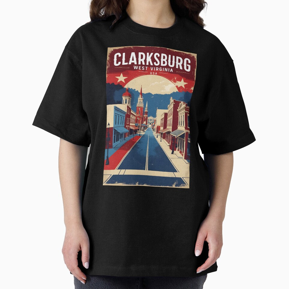 Clarksburg West Virginia 1950s USA Vintage Travel Tourism by TravelersGems