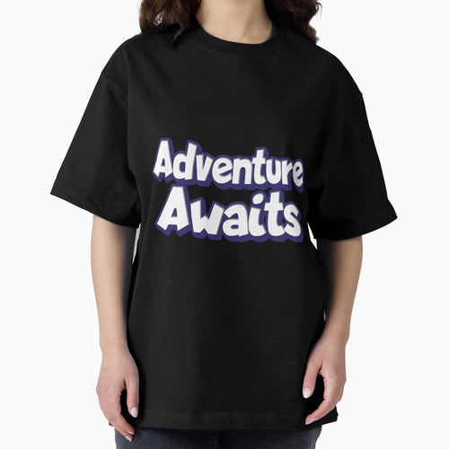 Adventure Awaits text Sicker by Sticktle