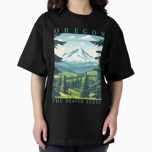 37 Oregon Travel Poster by Lucy Goosy Art