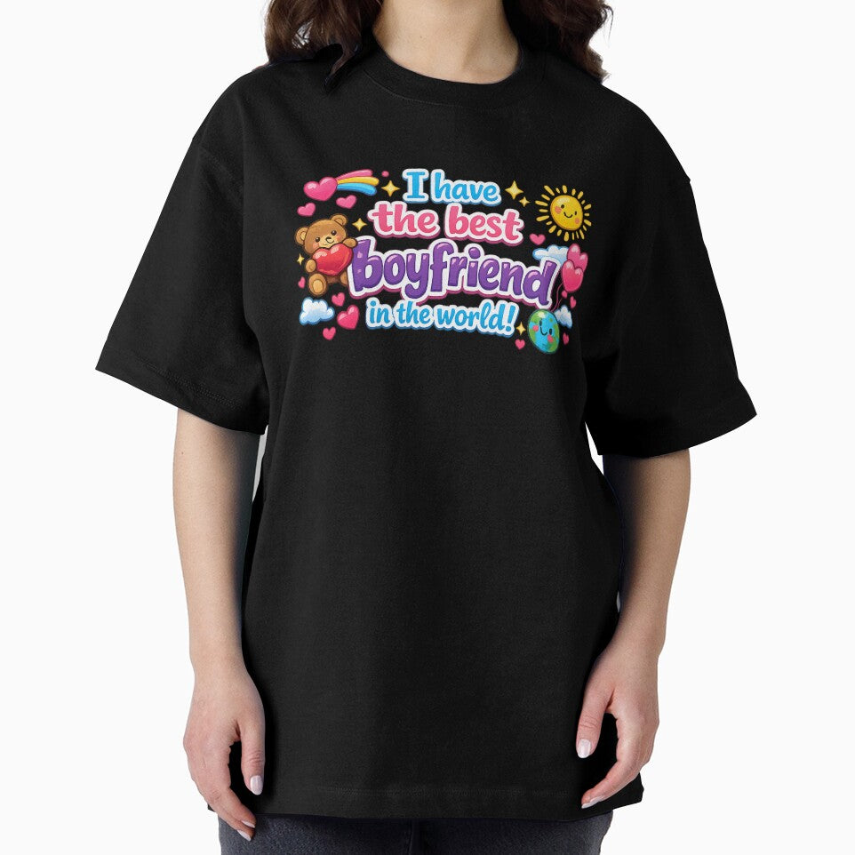 I Have The Best Boyfriend In The World – Cute Valentine Love Design by JerryBahama