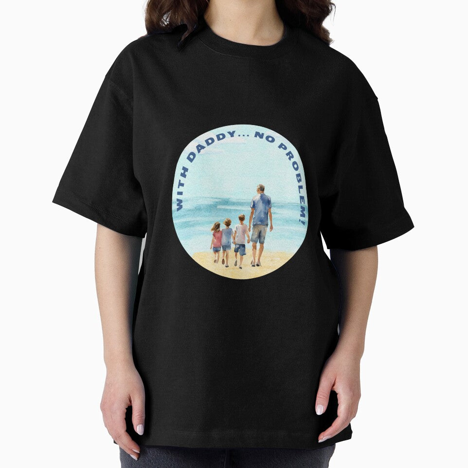 With daddy, no problem. Gift idea for dad on his father's day. Father's day by FreeSoulLab
