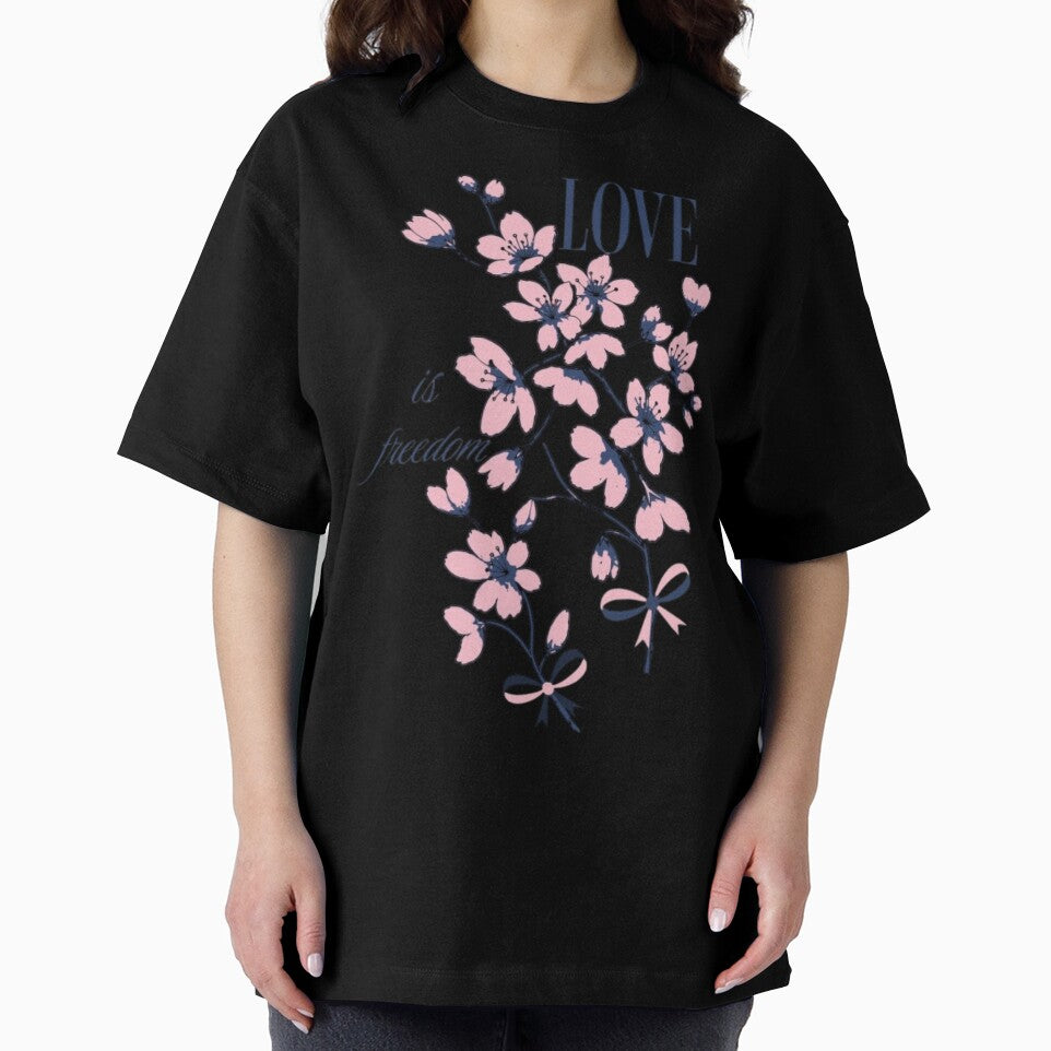 Love is Freedom Cherry Blossoms Design by DivineHaven