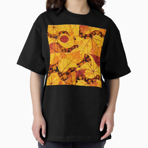 4 part abstract autumn leaves colorful fall seasonal design by SmashingDeals