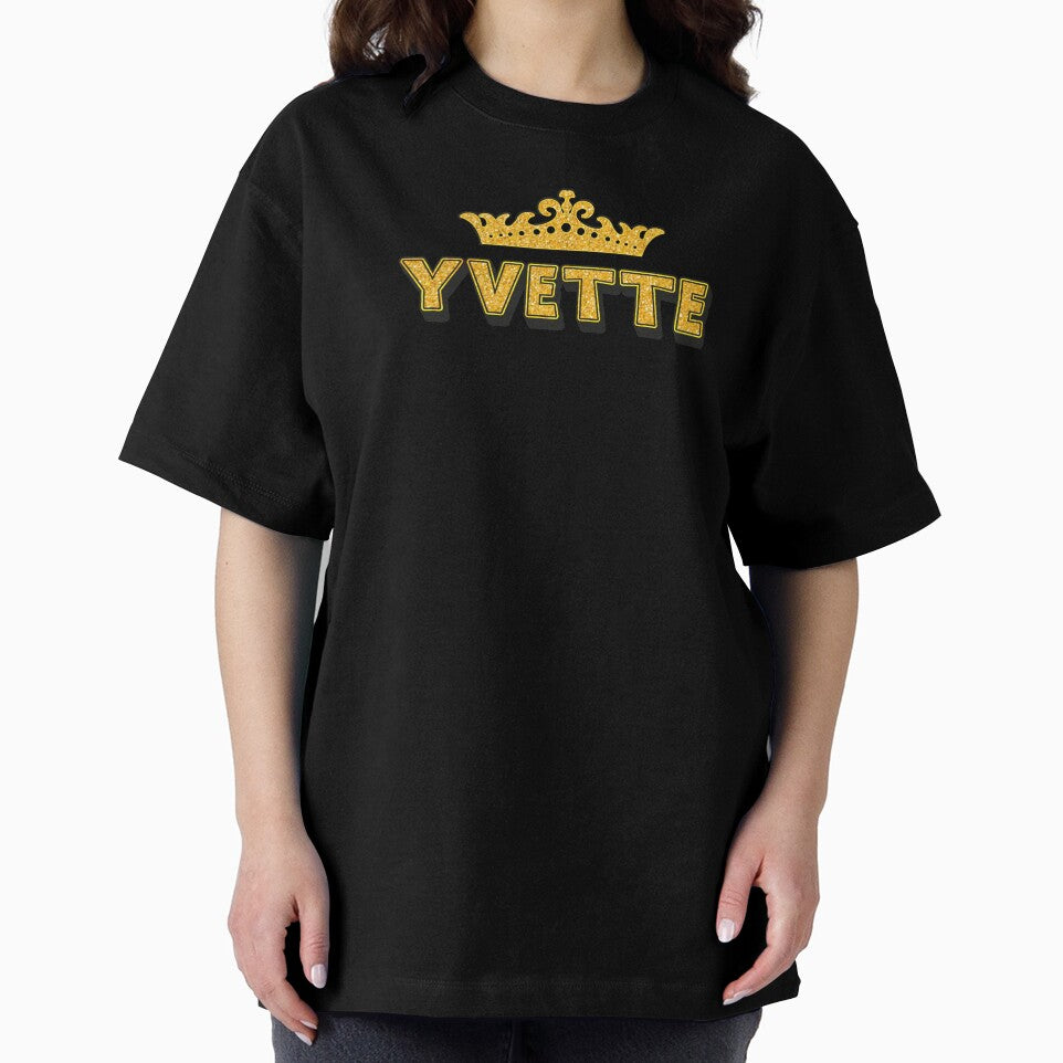 Yvette Personalized Funny Custom Name Crown Design by Watsonarts