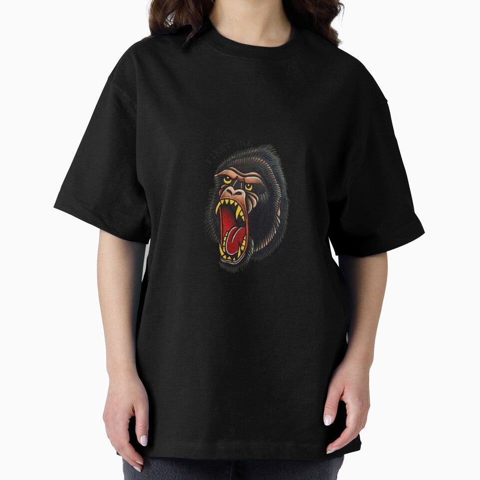 Tattoo gorilla by FIRSTINK