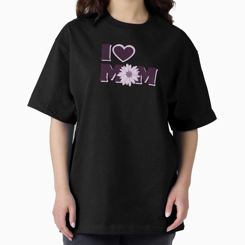 I LOVE MOM Sticker & T-Shirt by ededigitalart