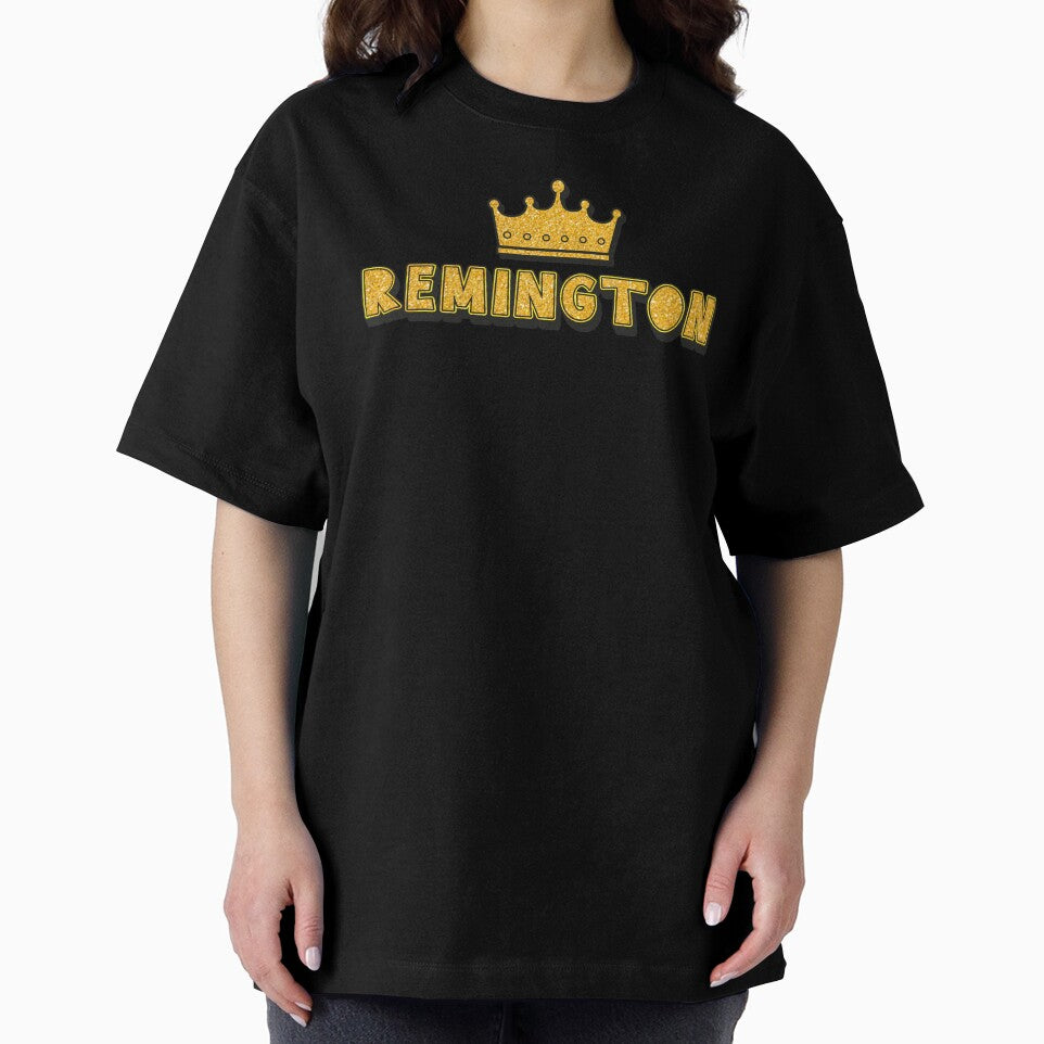 Remington Personalized Name With Crown - Cool & Funny Custom Gift for Men and Boys by Oussinc