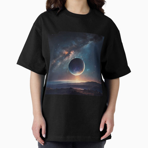 A starry sky on the planet in universe by TatStudio55