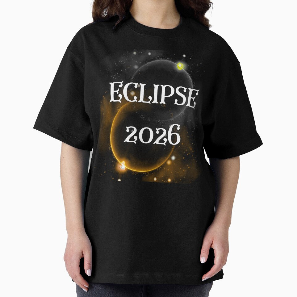 Eclipse 2026 Celestial Solar Eclipse Cosmic Art by stickersrafisa