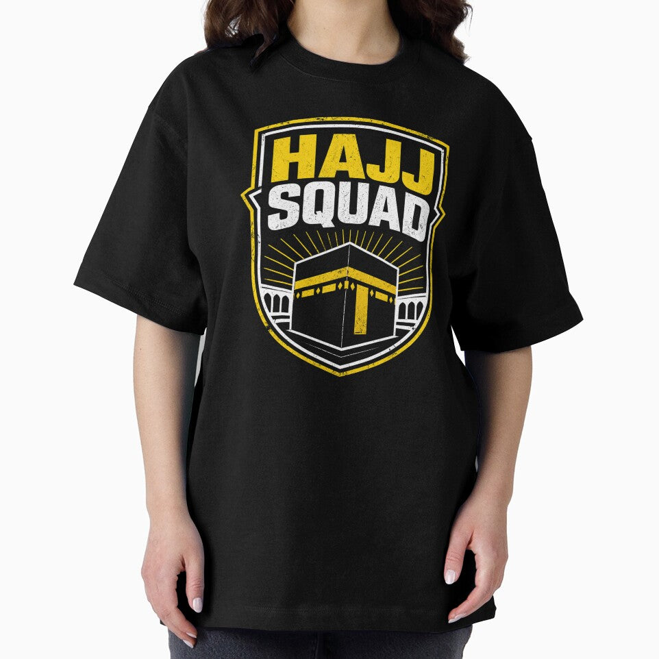 Hajj Squad - Vintage Kaaba Team Emblem by thebestoffer