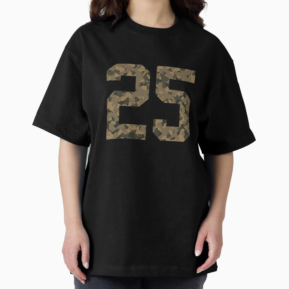 Army Camouflage Number 25 - Sports Numbers by NECHSTORE