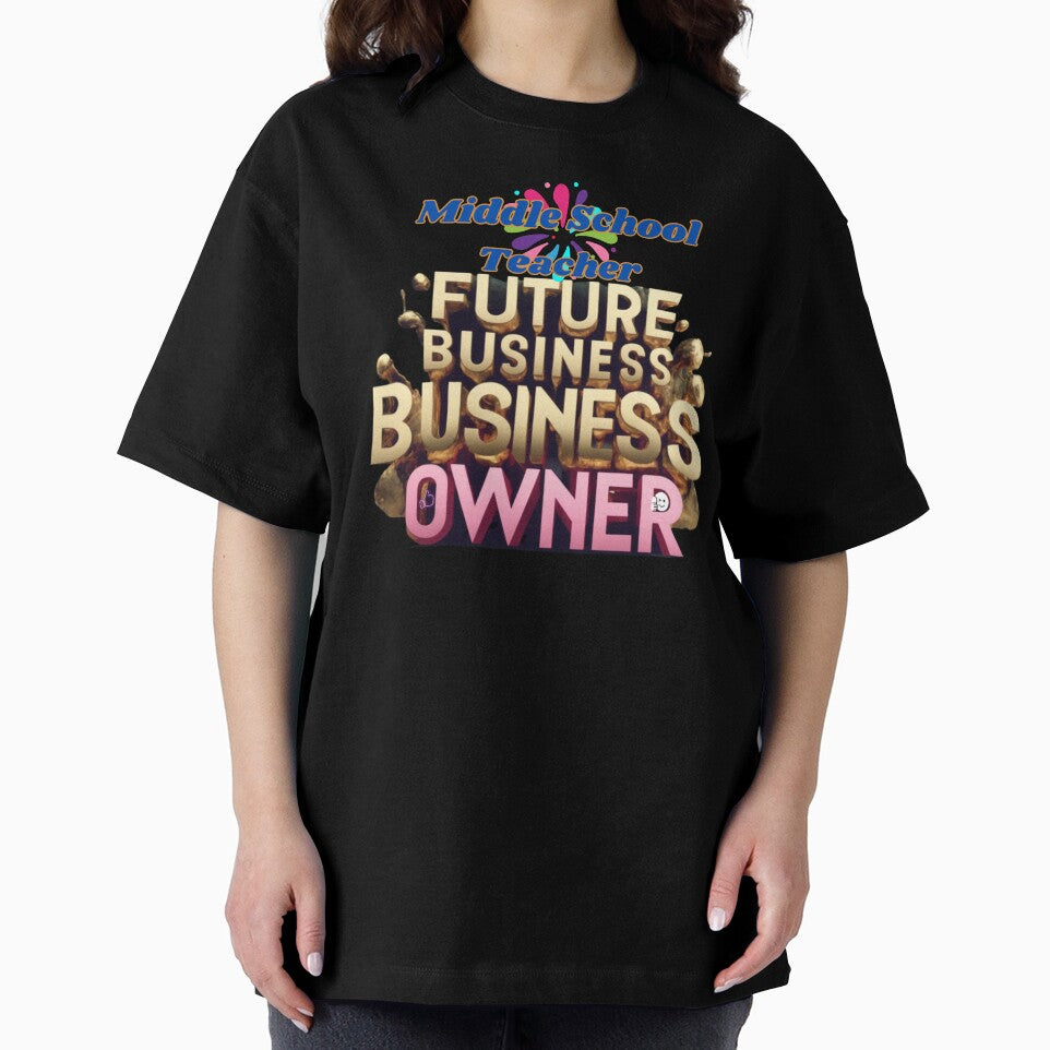 MIDDLE SCHOOL TEACHER FUTURE BUSINESS OWNER, MOM, DAD, GIFT, PYJAMAS by carlos crane