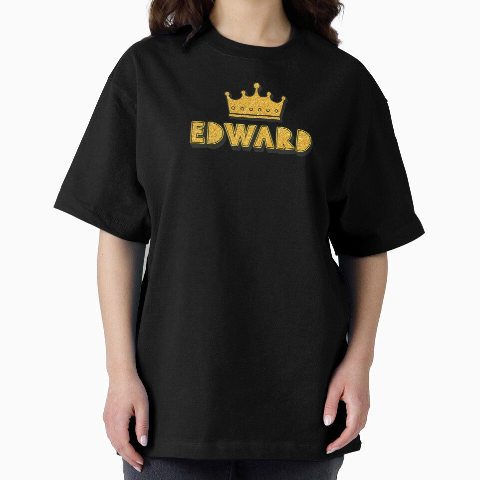 Edward Personalized Name With Crown - Cool & Funny Custom Gift for Men and Boys by Oussinc