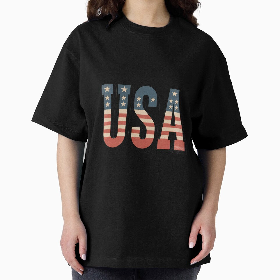 Retro USA Typography Vintage Americana by OldGloryForge