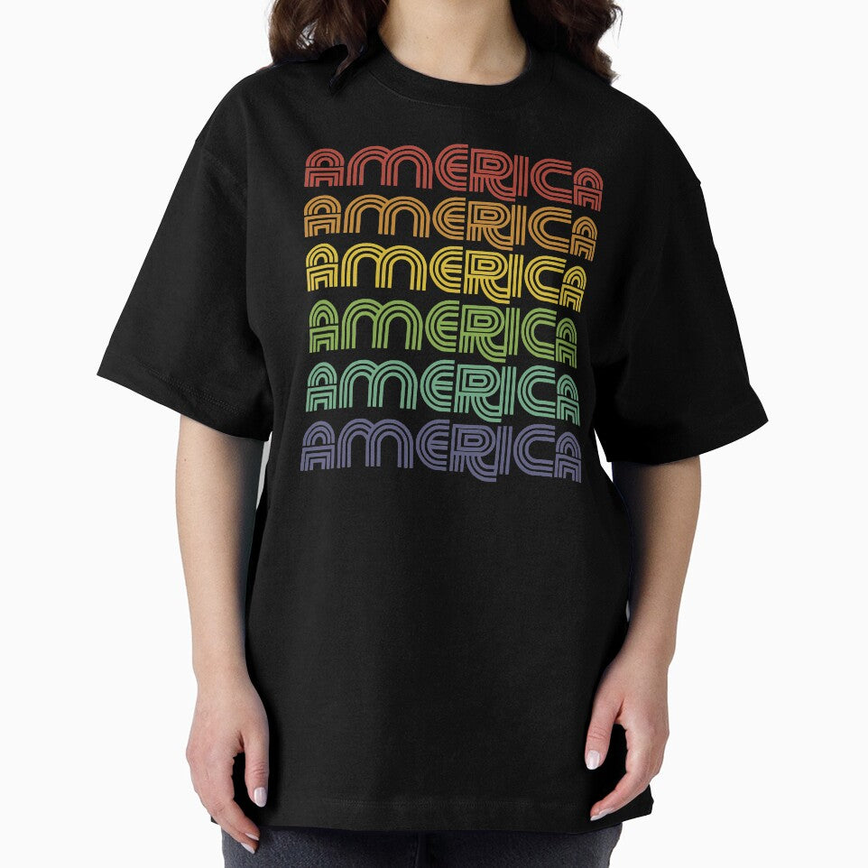 Retro Patriotic America 1970s, 70s, 1970 by TocaLuna