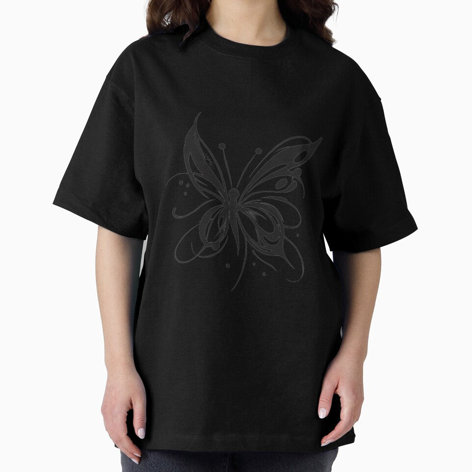 Aesthetic line art butterfly by BeNazzArt