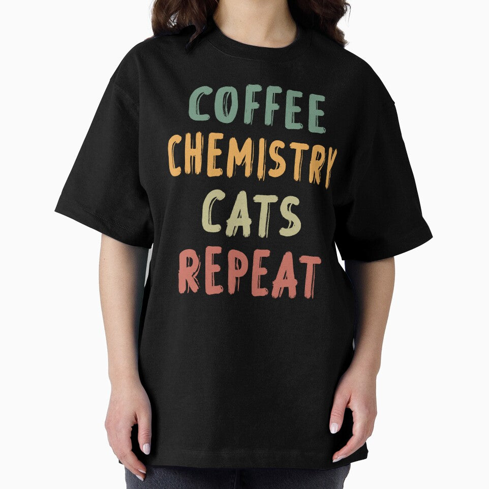 Coffee Chemistry Cats Repeat , Chemistry Quote, Funny Chemistry, Lab Quote by Aerial Addicts