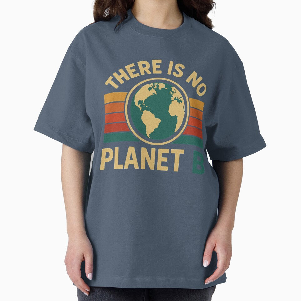There Is No Planet B – Vintage Earth Eco Message Design by krasioams