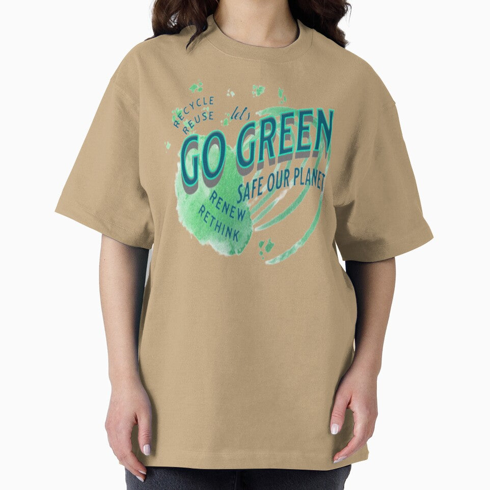 Lets Go Green Safe our Planet 2 Recycle Reuse Renew Rethink Crisis Environmental Activism Earth Day Lettering Design, go green safe our planet design inspired by nature by Adri Barnard