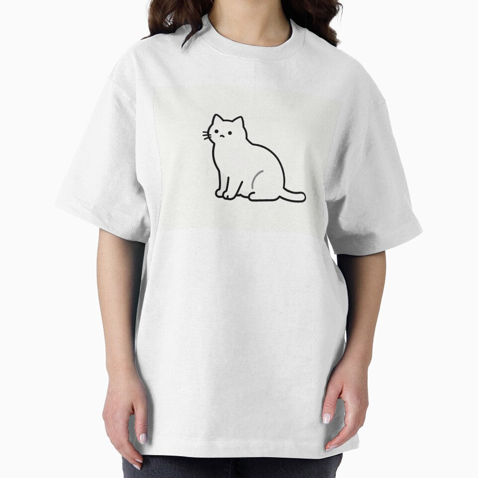 Single‑line cat  Black & white  Minimalist, nature‑soft aesthetic  Cute, simple, elegant by wallartofmio