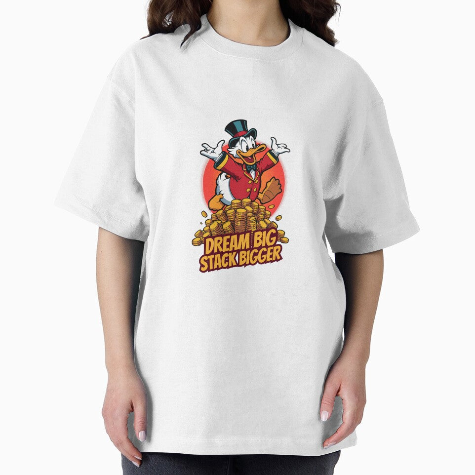 Dream Big Stack Bigger Rich Duck Success Motivation Funny Wealthy Duck Design by Kayousy