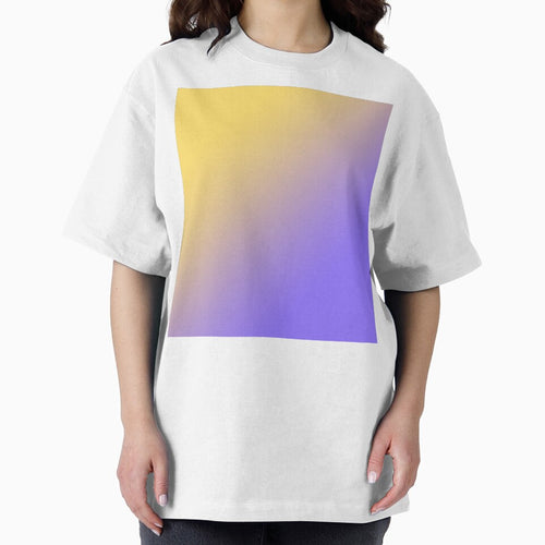 Aesthetic Sunrise Gradient - Soft Beige, Lavender Purple & Golden Yellow by Kodexstore