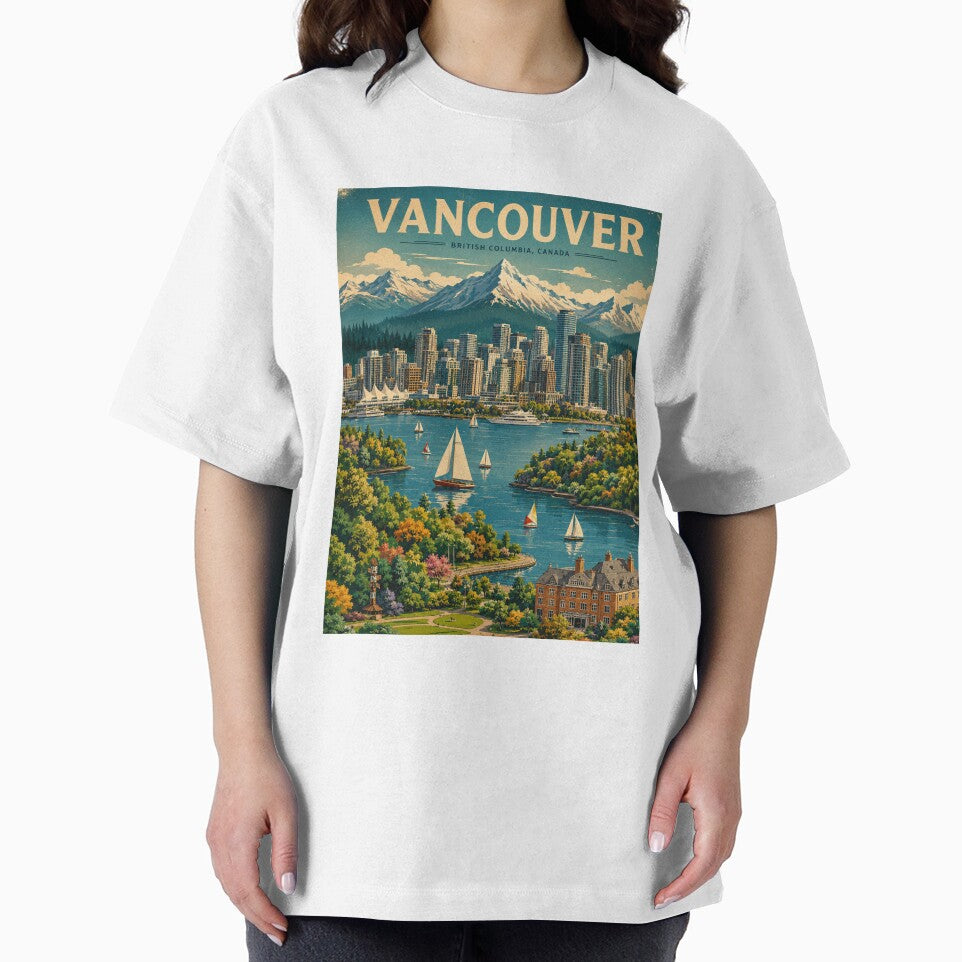Vintage Travel Vancouver Poster by RyanEmanuele